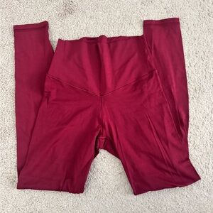 Aerie burgundy leggings